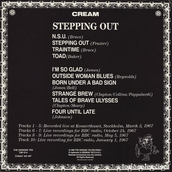 Discos de vinilo: Cream &ndash; Stepping Out - Foto 2