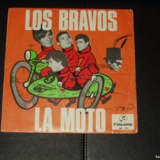 Discos de vinilo: BRAVOS SINGLE LA MOTO LABEL AZUL RARO