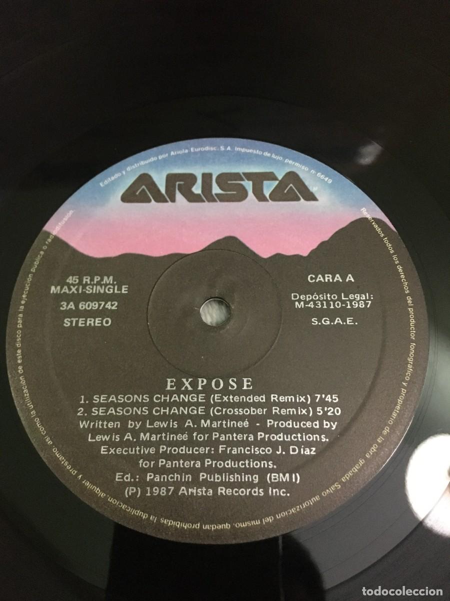 Discos de vinilo: Expos&eacute; &lrm;&ndash; Seasons Change - Foto 4