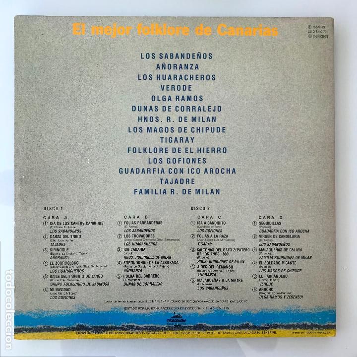Discos de vinilo: El mejor folklore de Canarias. PEDIDO M&Iacute;NIMO 5&euro; - Foto 2