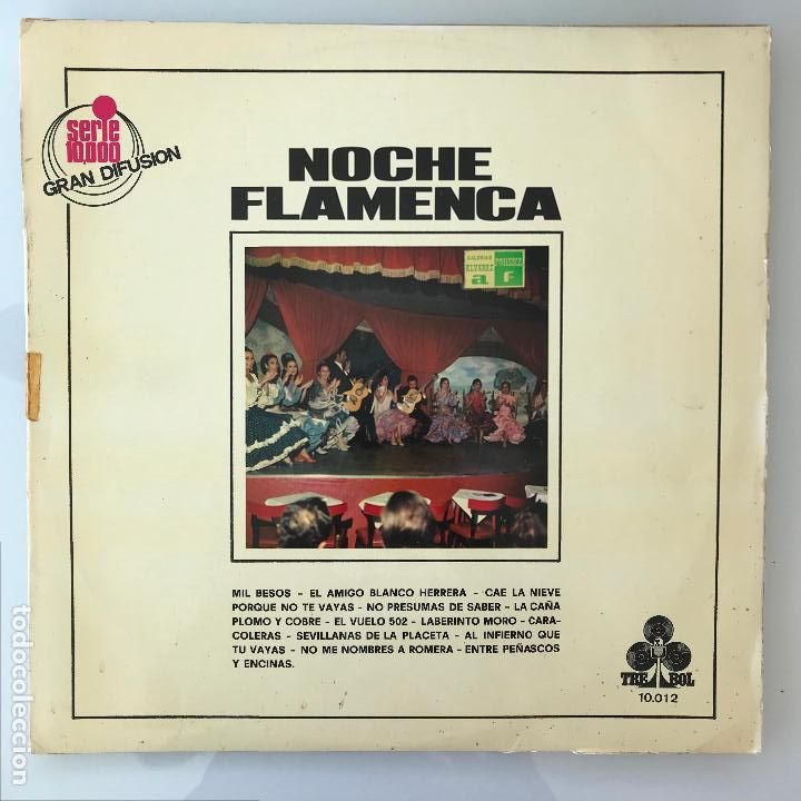 Discos de vinilo: Noche flamenca. PEDIDO M&Iacute;NIMO 5&euro; - Foto 1