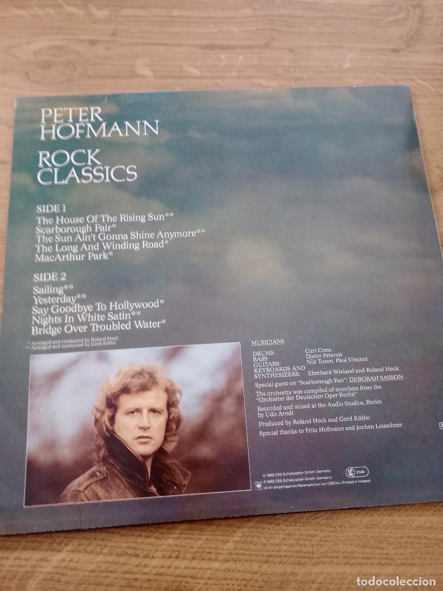 Discos de vinilo: PETER HOFMANN ROCK CLASSICS - Foto 2