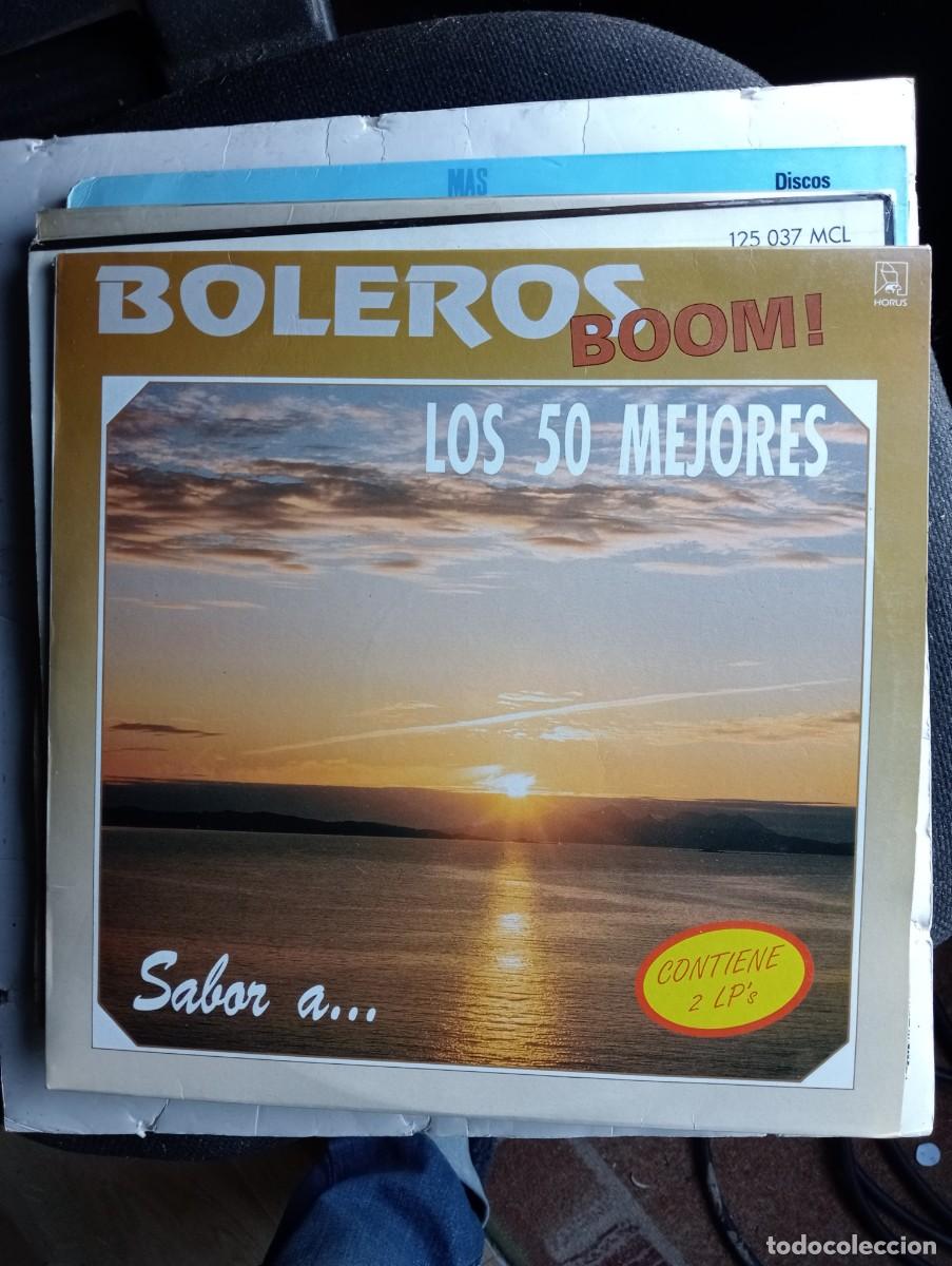 Disques de vinyle: Sabor A... - Boleros Boom! Los 50 Mejores 2 lps 1990