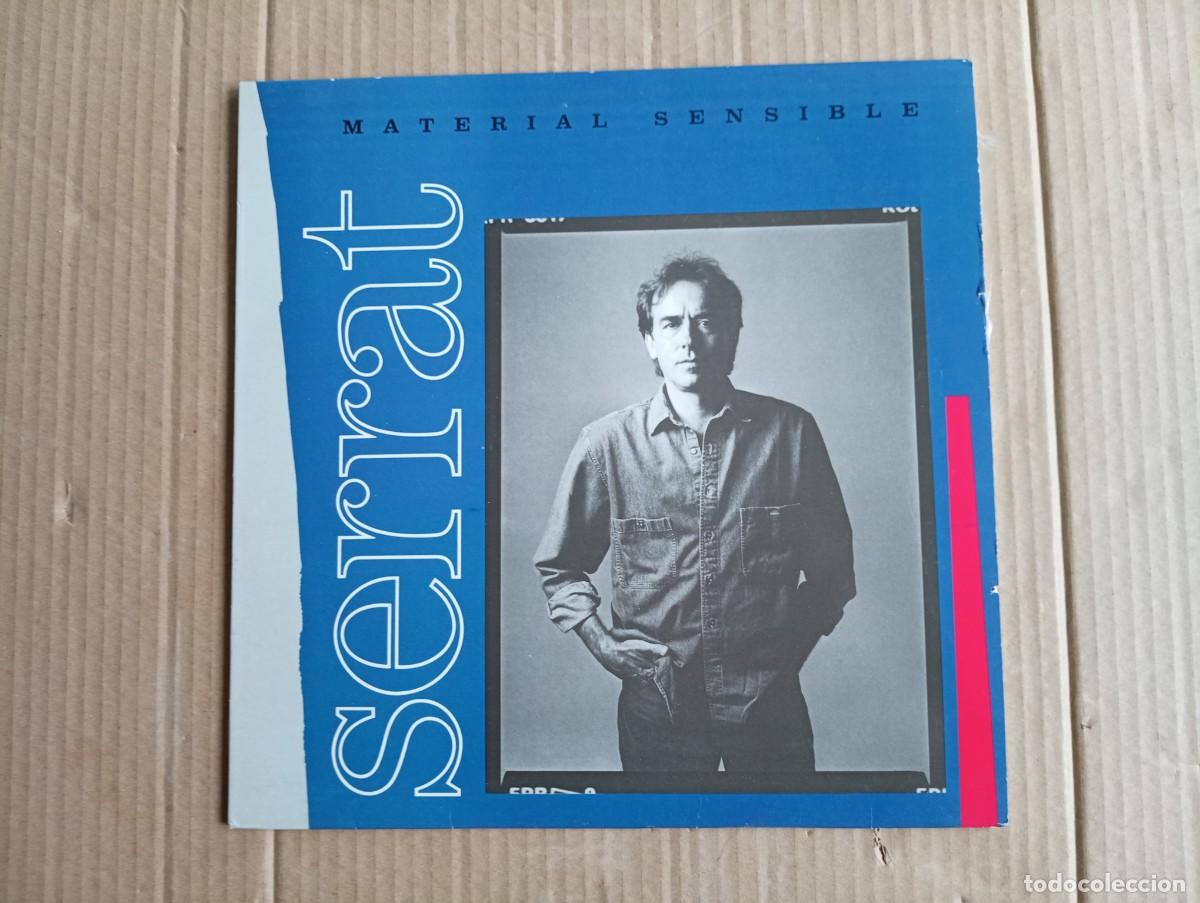 Discos de vinilo: JOAN MANUEL SERRAT - MATERIAL SENSIBLE LP 1989 - Foto 1