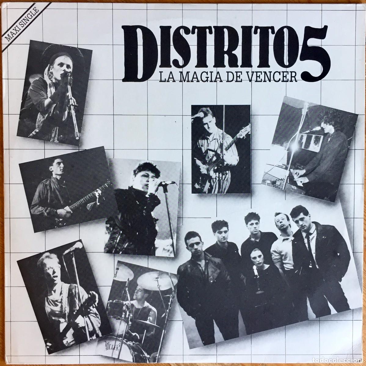 Discos de vinilo: DISTRITO 5 : LA MAGIA DE VENCER [GIRA - ESP 1984] 12&rdquo; - Foto 1
