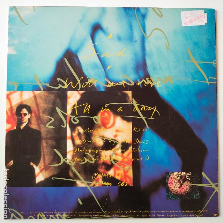 Discos de vinilo: IMMACULATE FOOLS- SAD- SPAIN MAXI SINGLE 1990- COMO NUEVO. - Foto 3