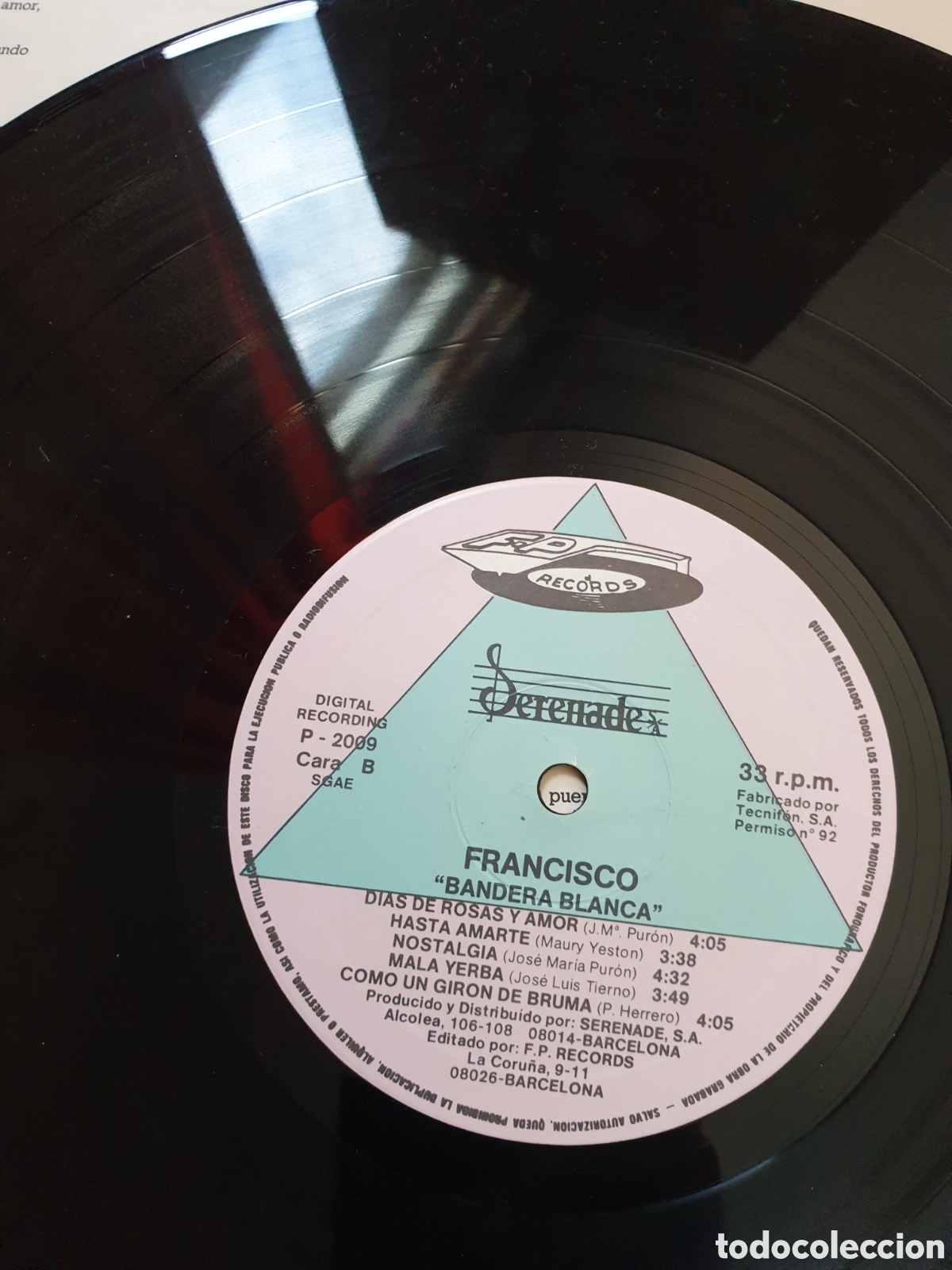 Discos de vinilo: Francisco - bandera blanca - Foto 3