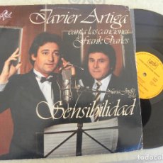 Discos de vinilo: JAVIER ARTIGA CANTA CANCIONES DE FRANK CHARLES -MAXI 45 RPM 1985 -FIRMADO Y DEDICADO