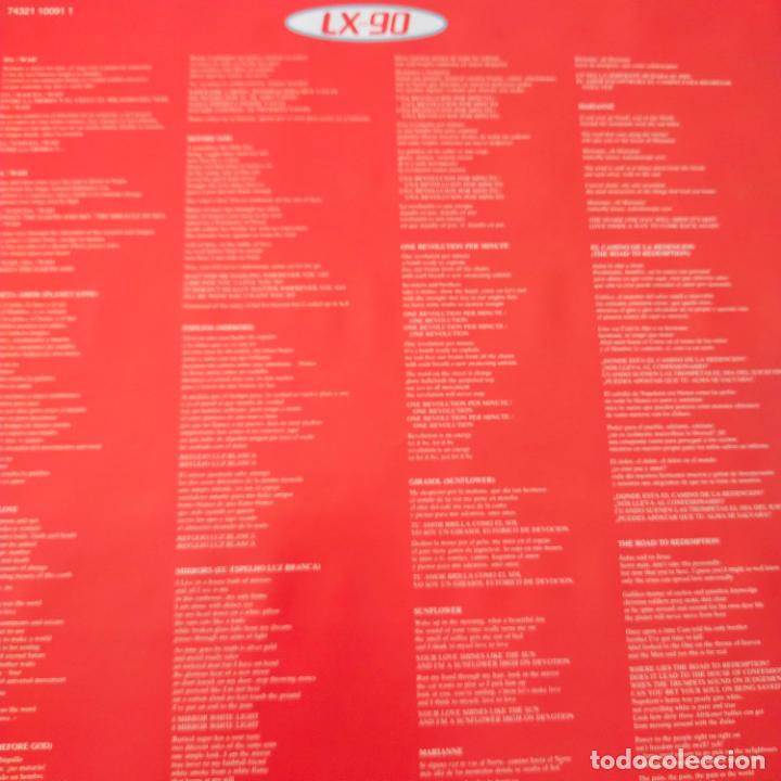 Discos de vinilo: ONE REVOLUTION PER MINUTE- LX-90- SPAIN LP 1992 + INSERT- COMO NUEVO. - Foto 2