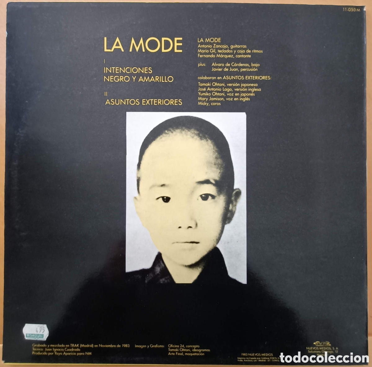 Discos de vinilo: La Mode - Asuntos Exteriores, 1983 - Foto 2