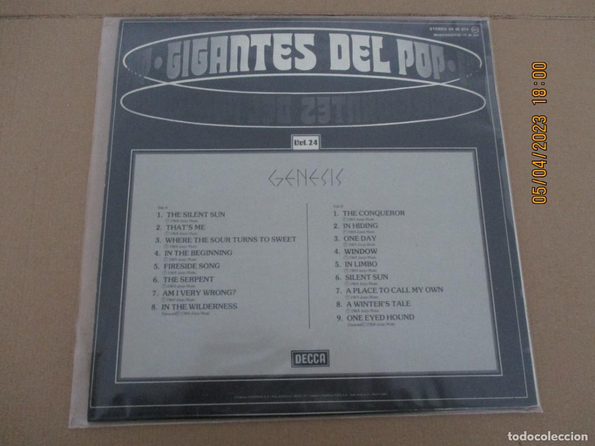 Discos de vinilo: LP Gigantes del pop vol 24 Genesis - Foto 2