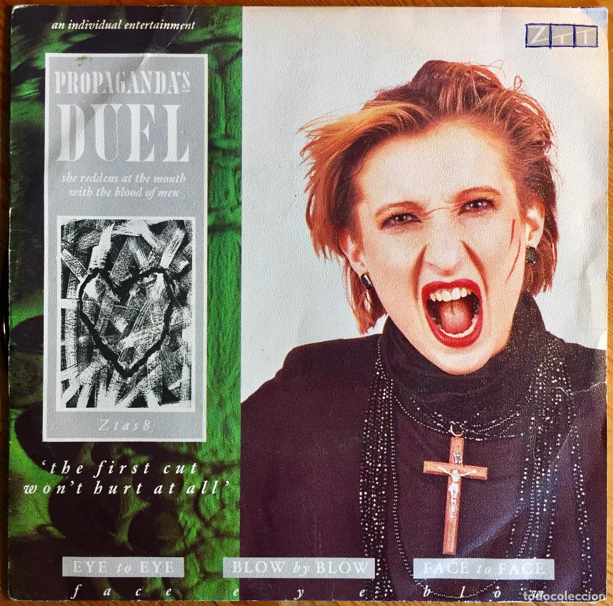 Discos de vinilo: PROPAGANDA : DUEL / JEWEL [ZTT - ESP 1985] 7&rdquo;