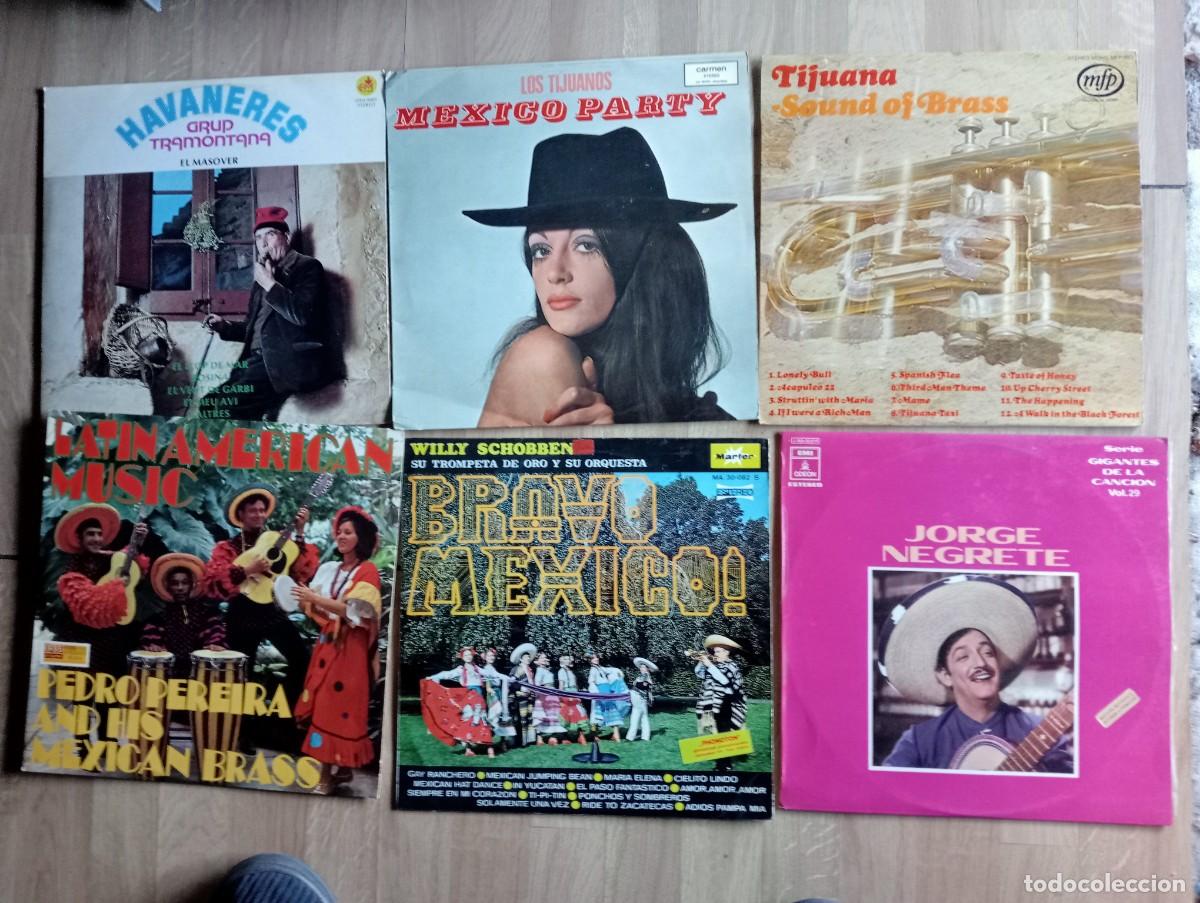 Vinyl records: lote de 6 lps folk, mexico per&uacute; etc ver fotos