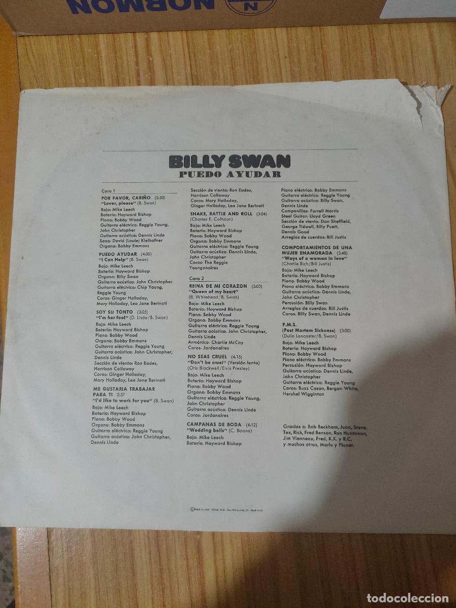 Discos de vinilo: I can help (Billy Swan) Espa&ntilde;a, 1975 - Foto 3