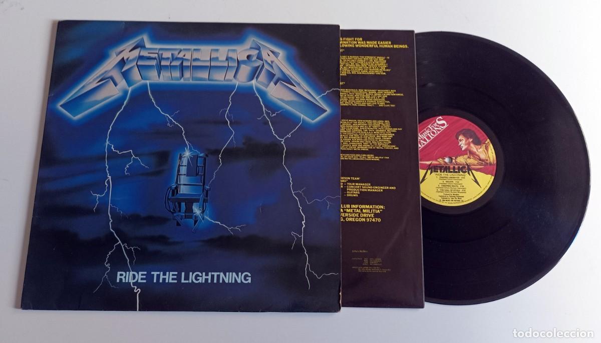 Discos de vinilo: LP METALLICA - RIDE THE LIGHTNING - Foto 3