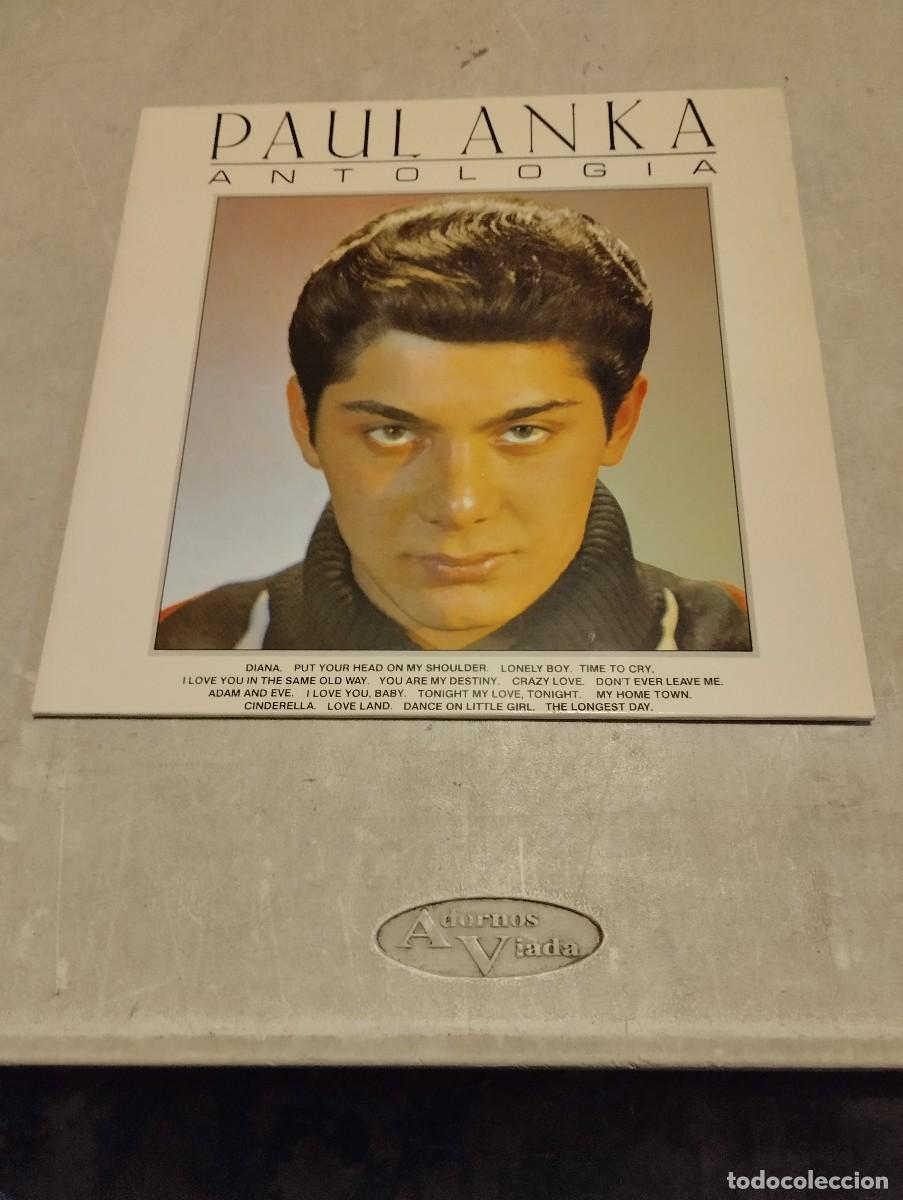 Discos de vinilo: Paul Anka LP Antolog&iacute;a Esp.1986 - Foto 1