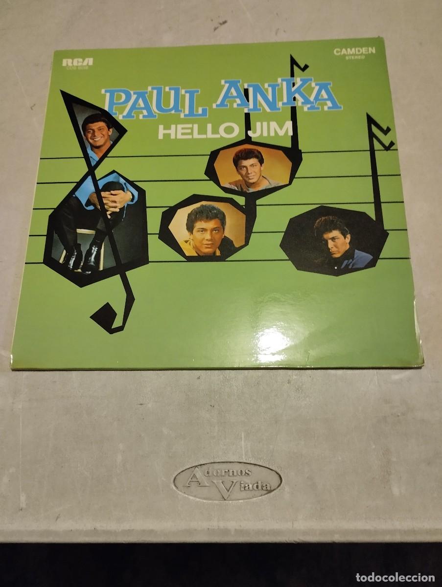 Discos de vinilo: Paul Anka LP Hello Jim Ger. - Foto 1