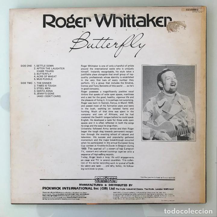 Discos de vinilo: Roger Whittaker. Butterfly. - Foto 2