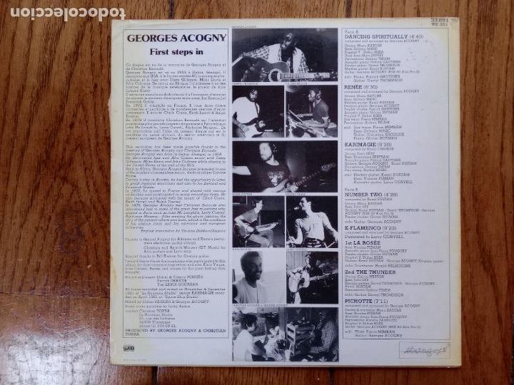 Discos de vinilo: Georges Acogny - first steps in - Foto 2