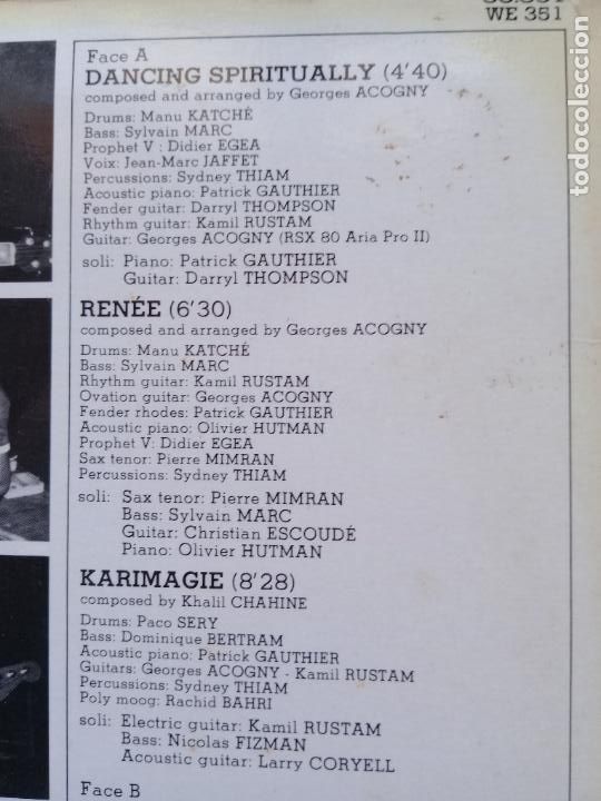 Discos de vinilo: Georges Acogny - first steps in - Foto 3