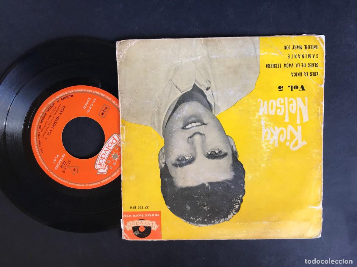 Discos de vinilo: RICKY NELSON - Vol. 5 - EP 1961 - POLYDOR - Foto 3