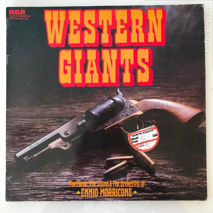 Discos de vinilo: Western Giants. Ennio Morricone. - Foto 1