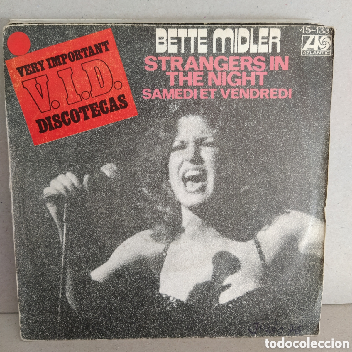 Discos de vinilo: Bette Midler - Strangers In The Night (7&rdquo;, Single) - Foto 1