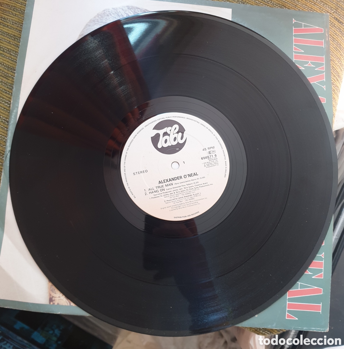 Discos de vinilo: Alexander Oneal - all true man - Foto 2