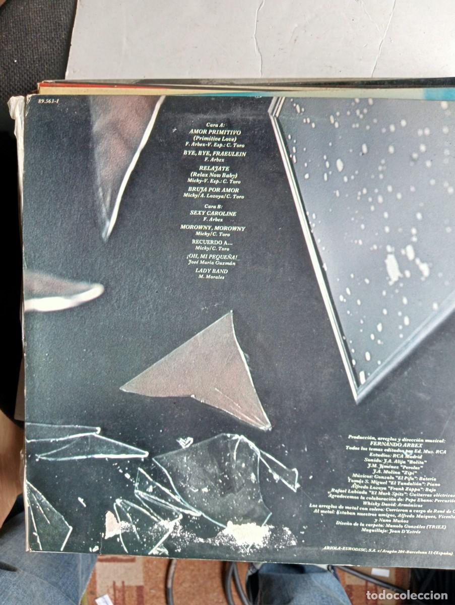 Discos de vinilo: Micky - Mickymorfosis lp 1975 insert de cart&oacute;n - Foto 2