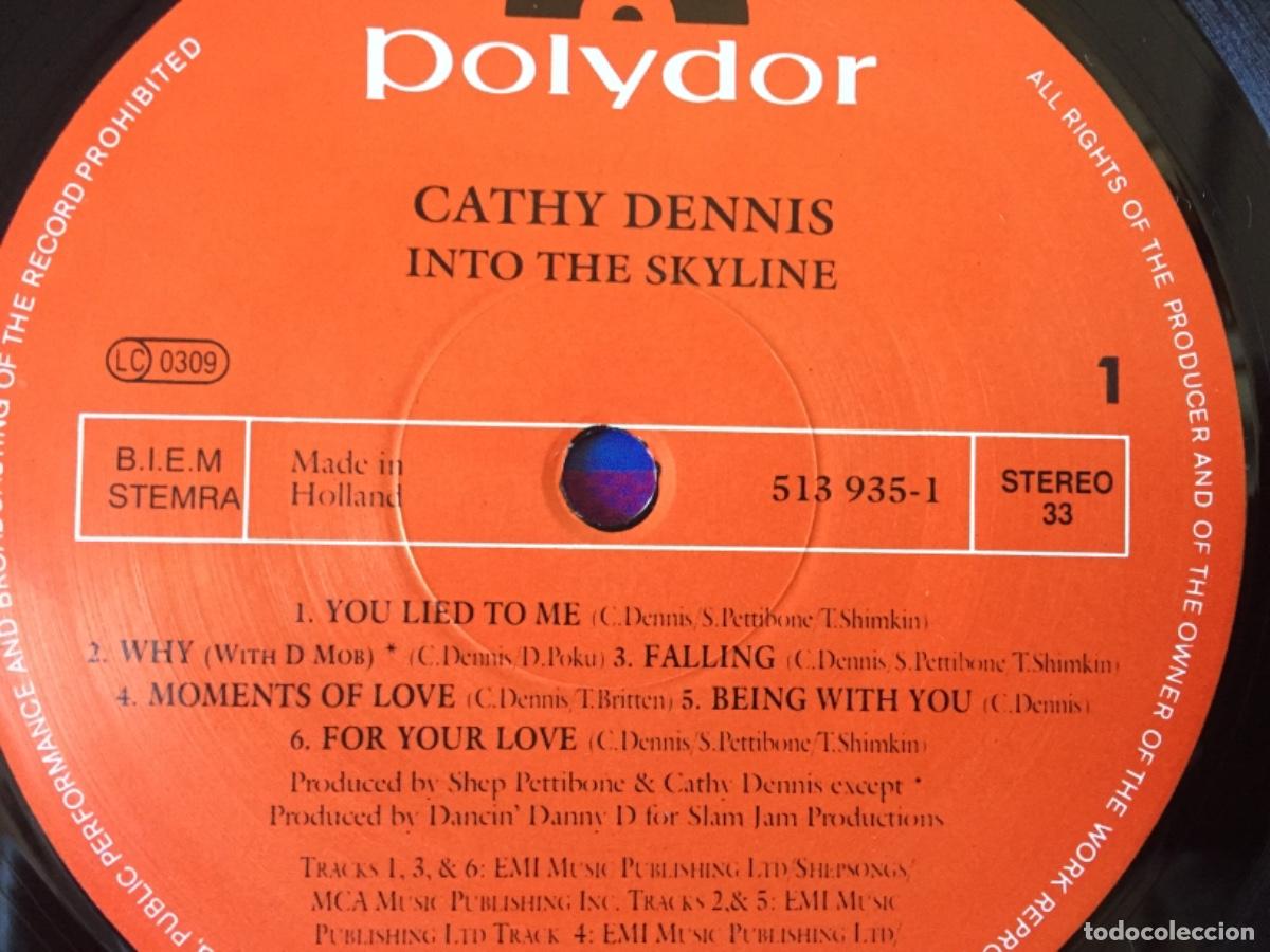 Discos de vinilo: CATHY DENNIS. Into the skyline. (vinilo lp 1992) - Foto 4
