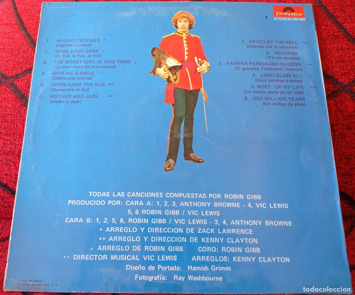 Discos de vinilo: ROBIN GIBB ** Robins Reign ** VINILO LP ORIGINAL 1970 - Foto 2