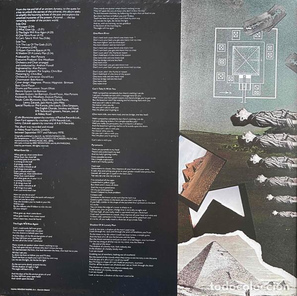 Discos de vinilo: ALAN PARSONS PROJECT * LP * PYRAMID * SPAIN 1980 * Gatefold - Foto 7