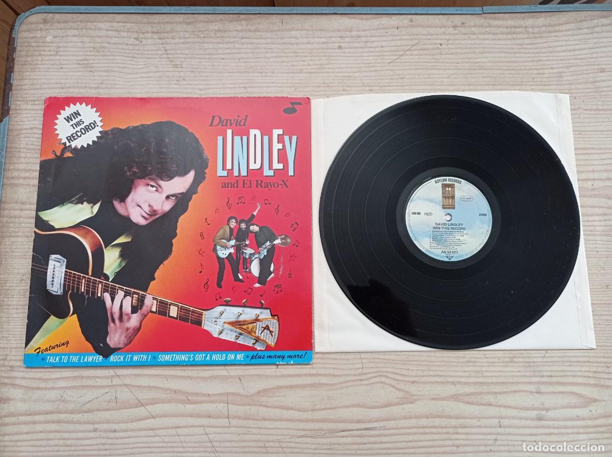 Discos de vinilo: David Lindley - Win This Record LP - Foto 1