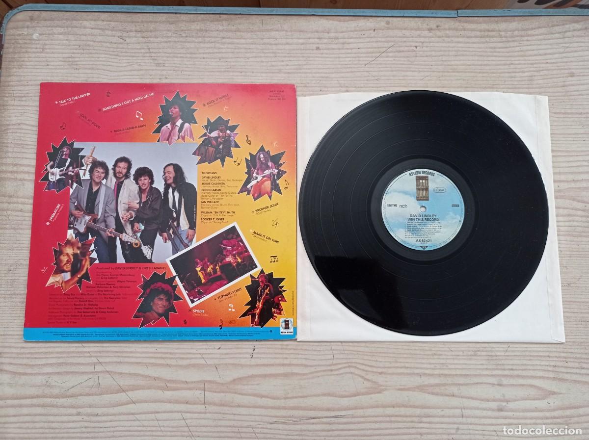 Discos de vinilo: David Lindley - Win This Record LP - Foto 2