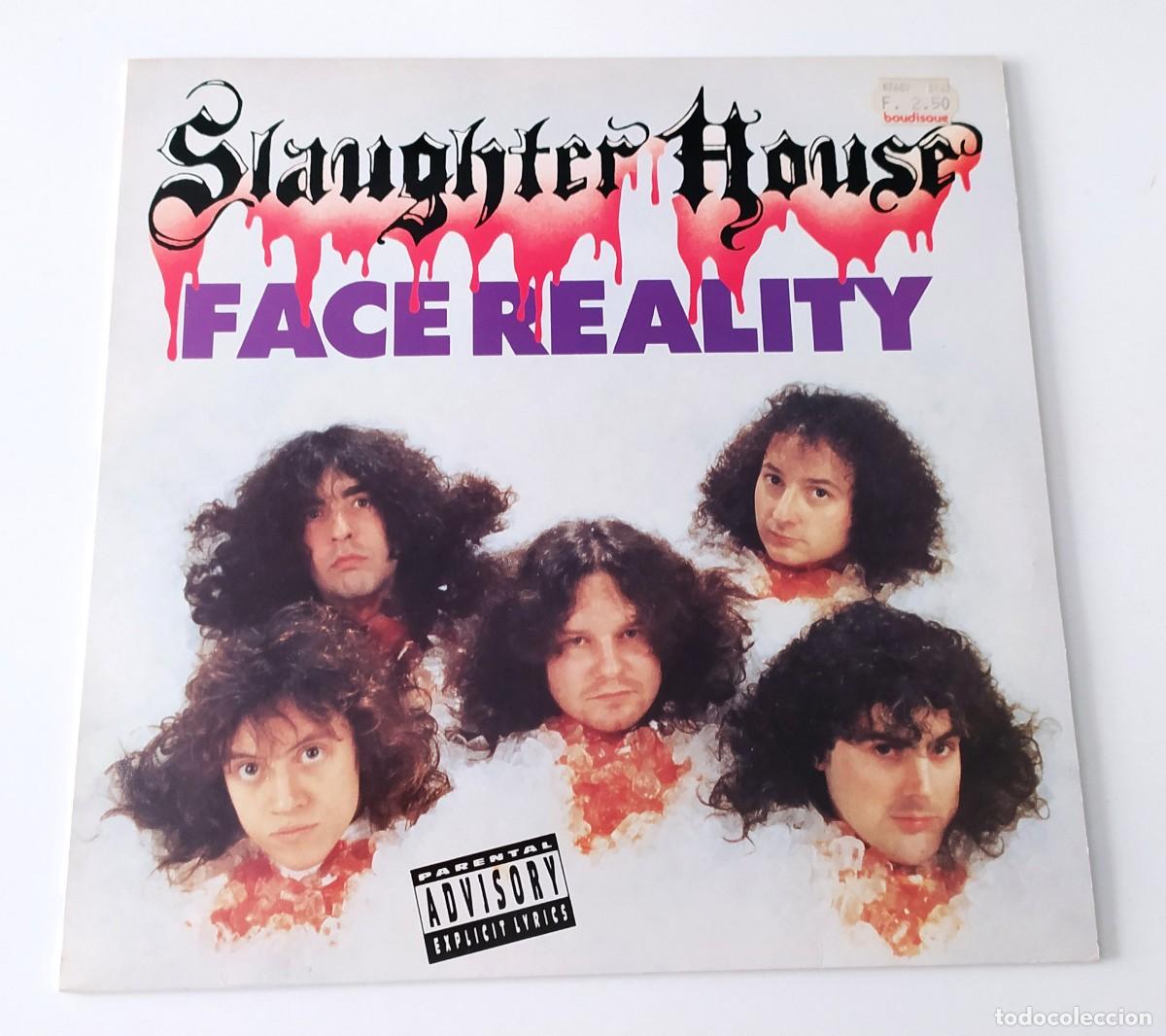 Discos de vinilo: LP SLAUGHTER HOUSE - FACE REALITY - Foto 1