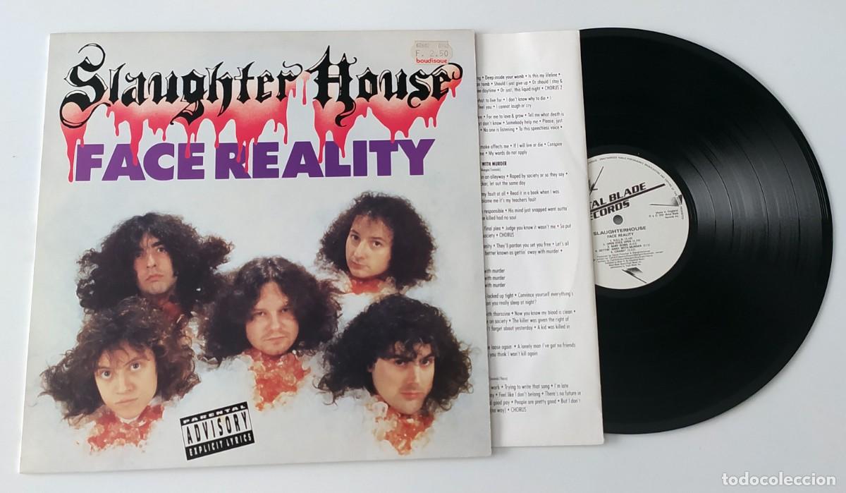 Discos de vinilo: LP SLAUGHTER HOUSE - FACE REALITY - Foto 3