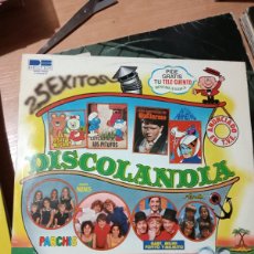 Discos de vinilo: VARIOUS - DISCOLANDIA - 25 EXITOS 2 LPS 1980 GATEFOLD