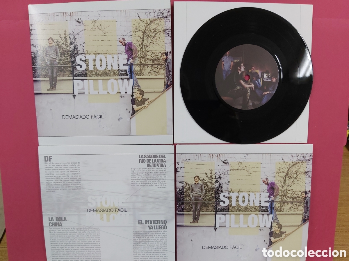 Discos de vinilo: * STONE PILLOW * DEMASIADO FACIL * SINGLES VINILO * IMPECABLE * - Foto 4
