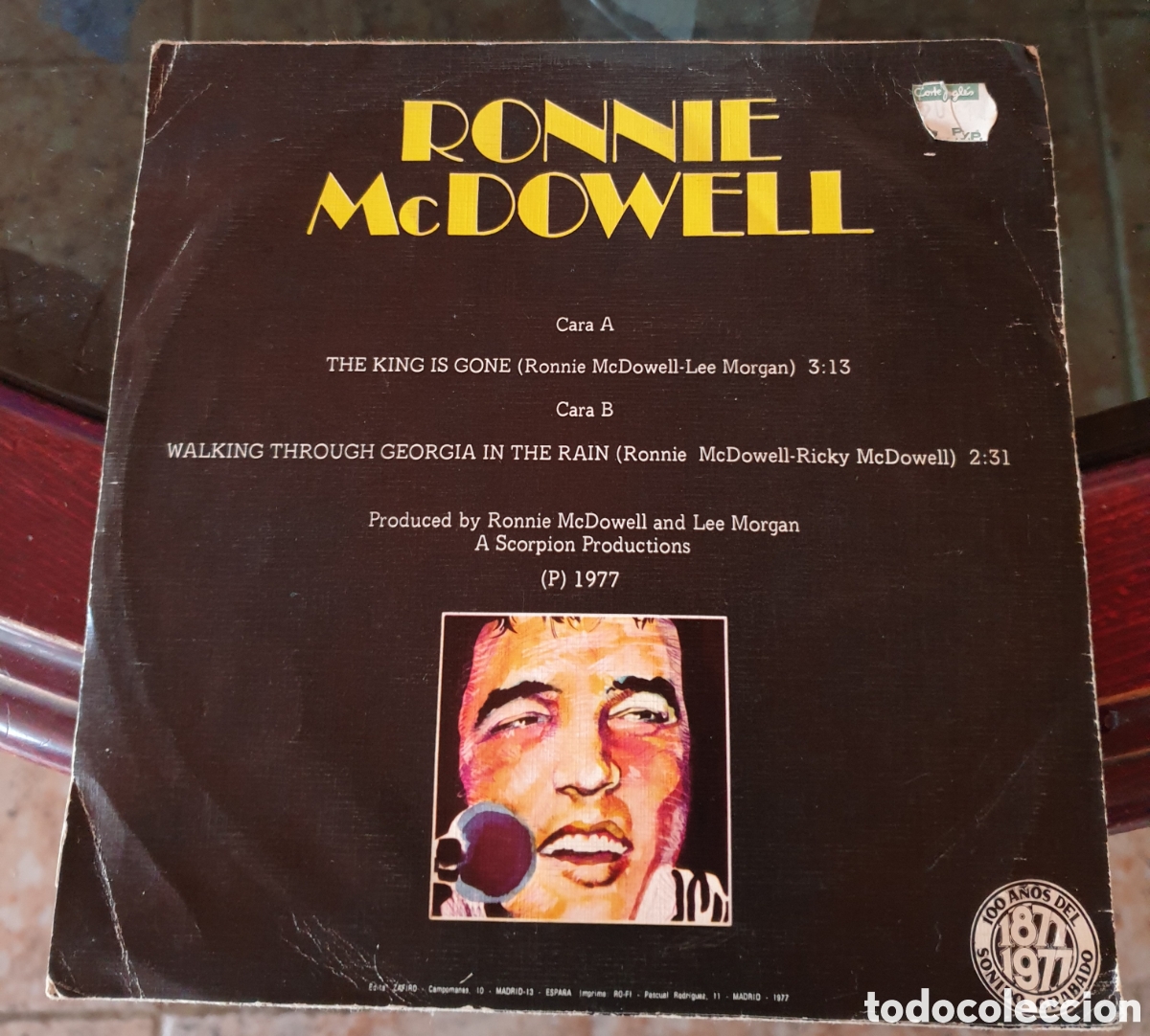 Discos de vinilo: Ronnie McDowell - The king is gone - Foto 2