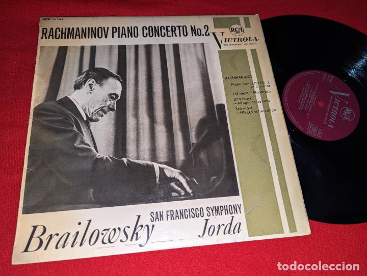 Dischi in vinile: SAN FRANCISCO Jorda/Brailowsky RACHMANINOV piano concerto 2 in C minor LP 1963 Victrola ESPA&Ntilde;A SPAIN