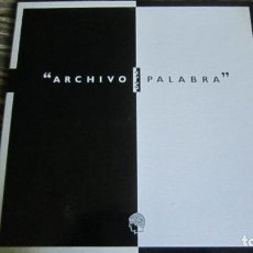 Discos de vinilo: ARCHIVO DE LA PALABRA - CAJA DE 3LP´S CON LIBRETO Y FUNDAS INTS. - MUY NUEVO (5)