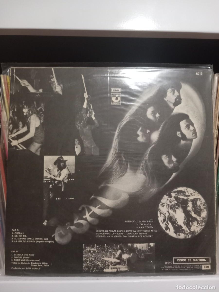 Discos de vinilo: Deep Purple &lrm;&ndash; Fireball - lp edic. argentina - Foto 2