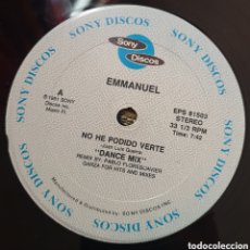 Discos de vinilo: EMMANUEL - NO HE PODIDO VERTE. DIFICIL