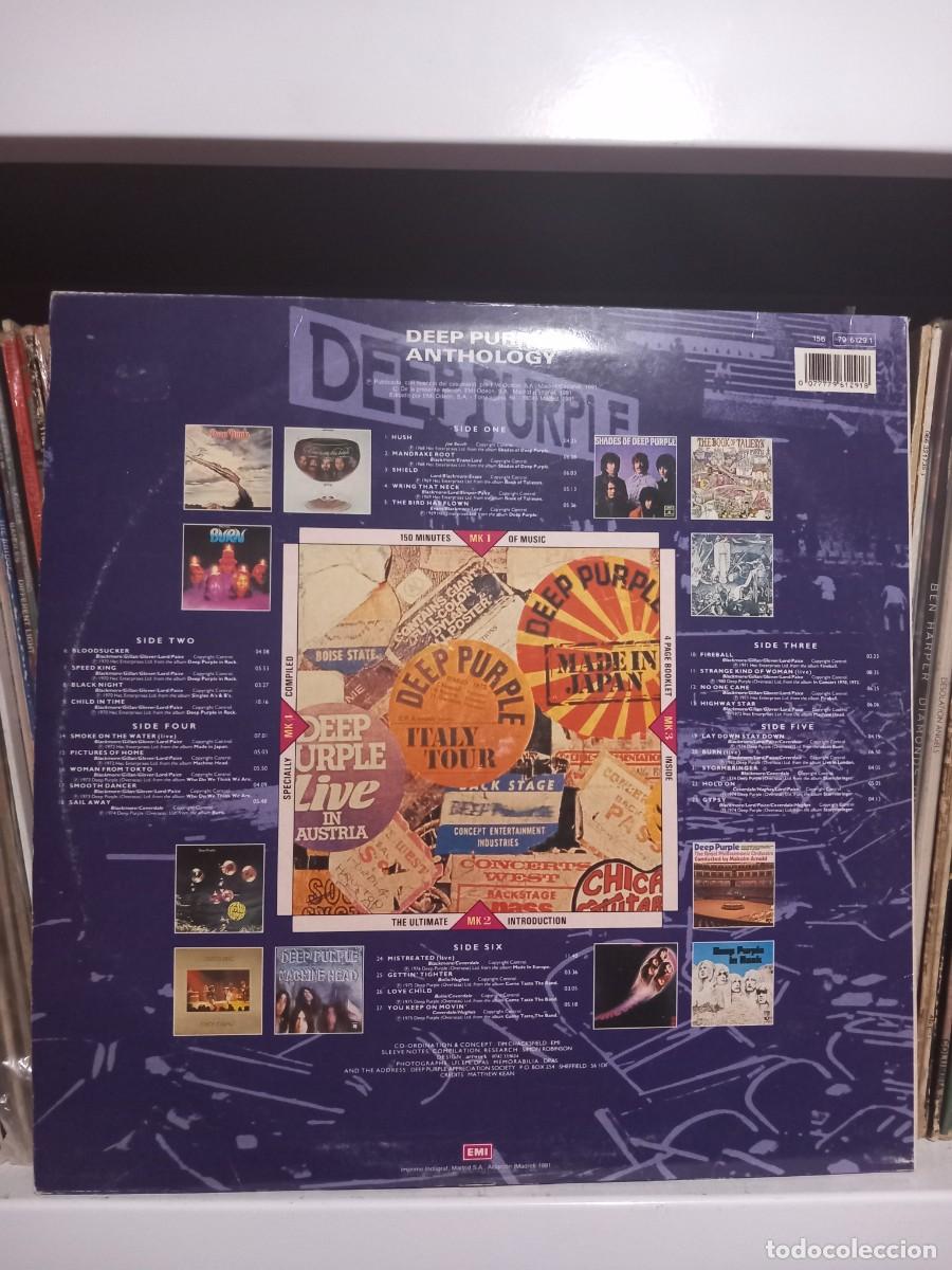 Discos de vinilo: Deep Purple &lrm;&ndash; Anthology - 3 lp - Foto 2
