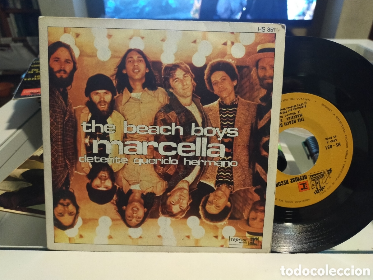 Discos de vinilo: Beach boys single marcella Espa&ntilde;a 1972 - Foto 1