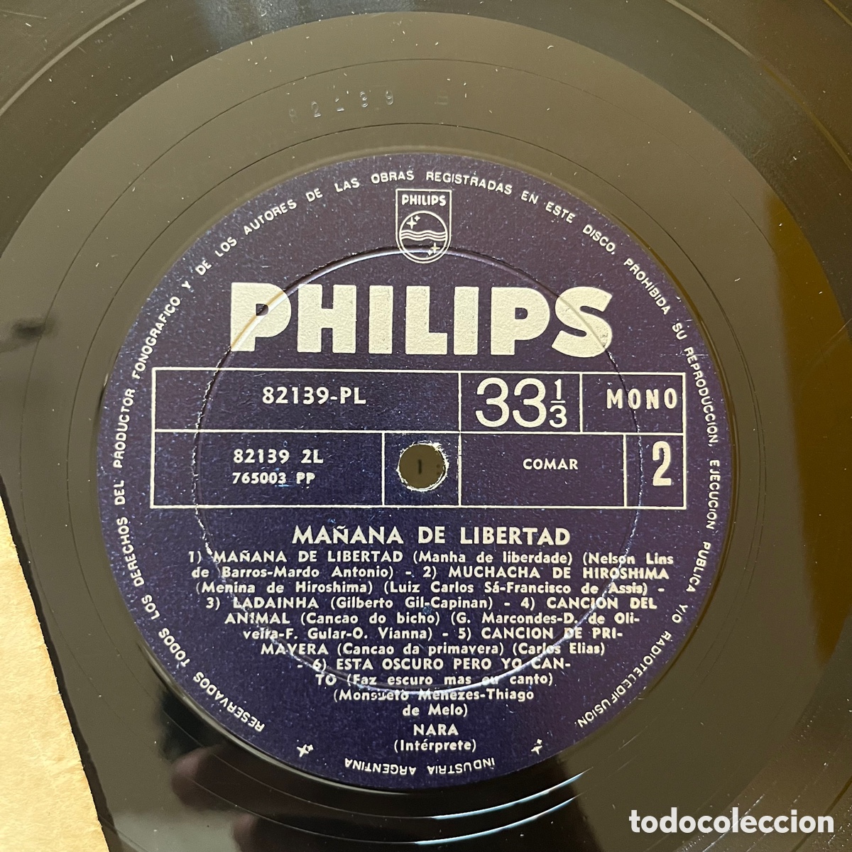 Discos de vinilo: Nara - Manh&atilde; De Liberdade - Foto 3