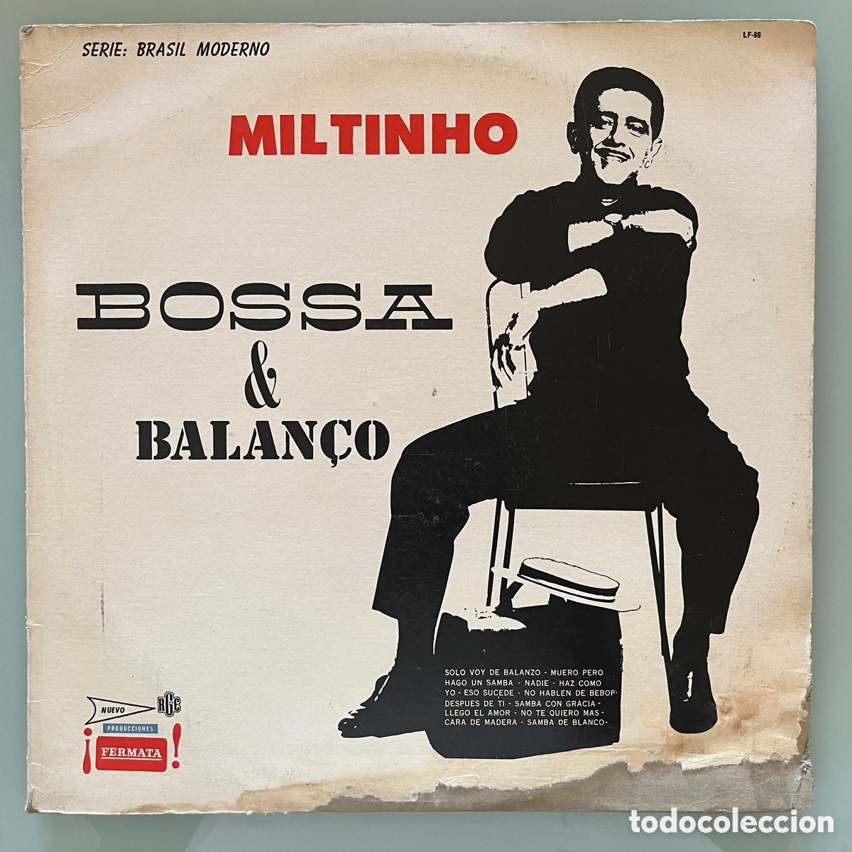 Discos de vinilo: Miltinho &lrm;&ndash; Bossa & Balan&ccedil;o - Foto 1