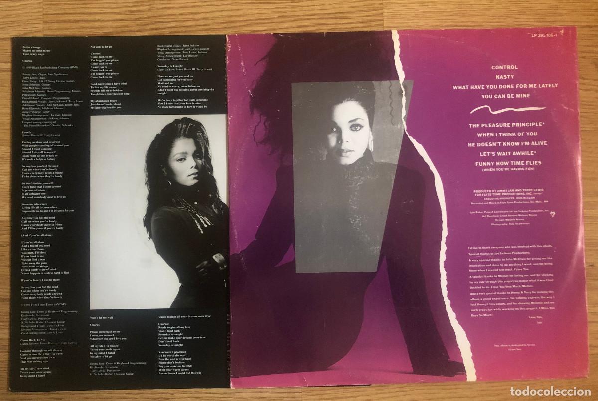 Discos de vinilo: Janet Jackson. Lote 2 LPs + 4 Maxi single 12&acute; - Foto 9