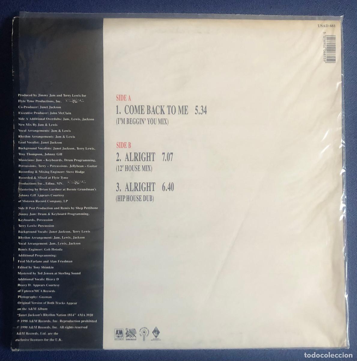 Discos de vinilo: Janet Jackson. Lote 2 LPs + 4 Maxi single 12&acute; - Foto 18