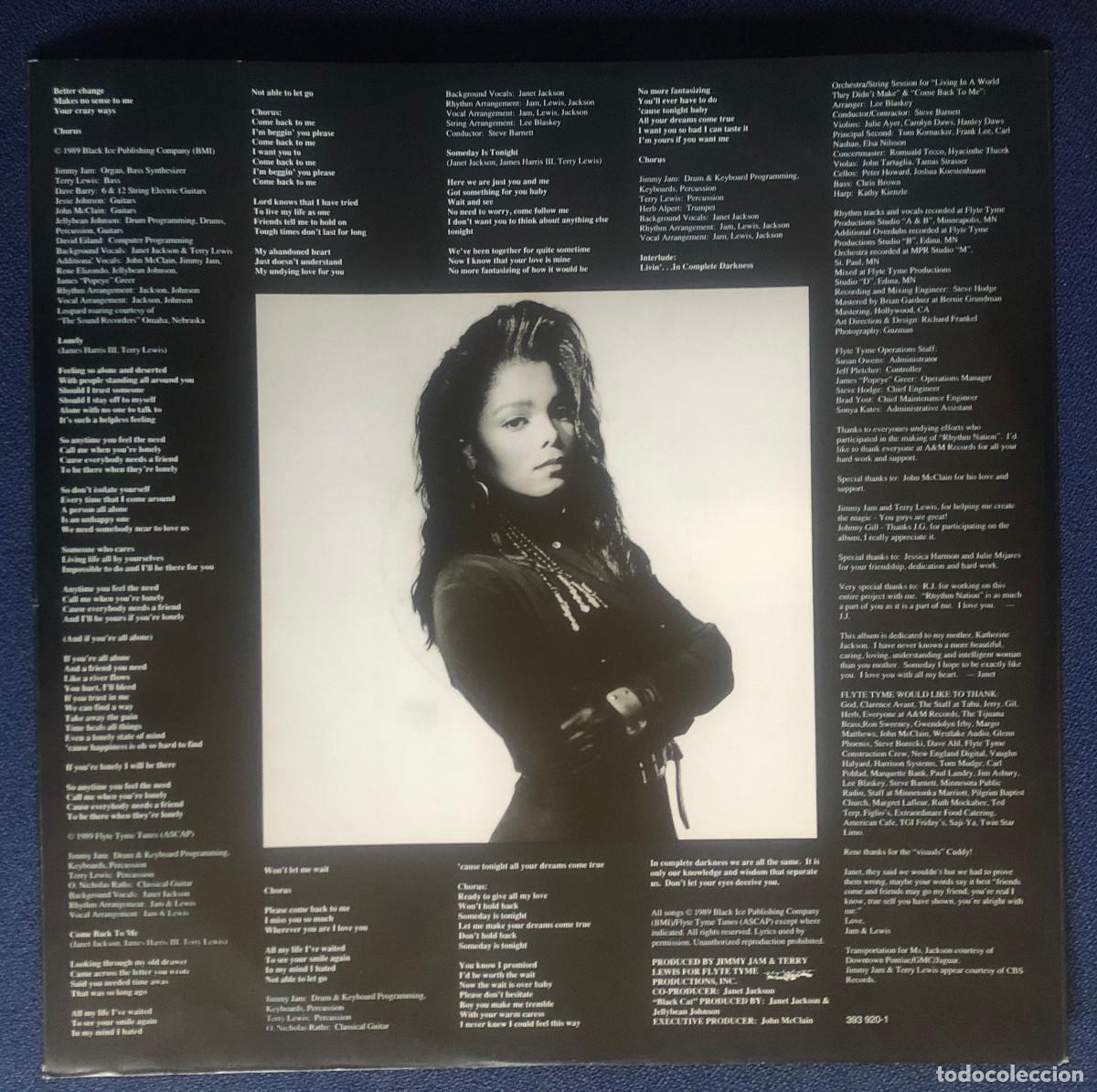 Discos de vinilo: Janet Jackson. Lote 2 LPs + 4 Maxi single 12&acute; - Foto 5